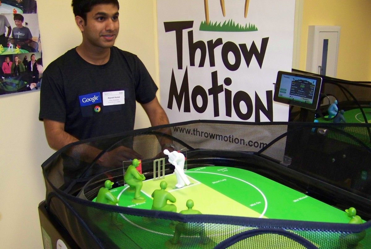 ThrowMotion’s Table-Top Cricket – Rocket Science Takes Real Life Gaming to the Next Level