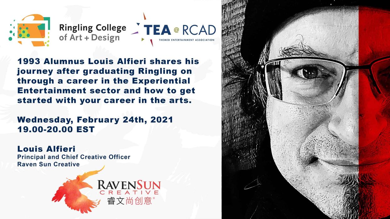 Raven Sun Creative's Louis Alfieri to speak at Ringling College of Art and Design