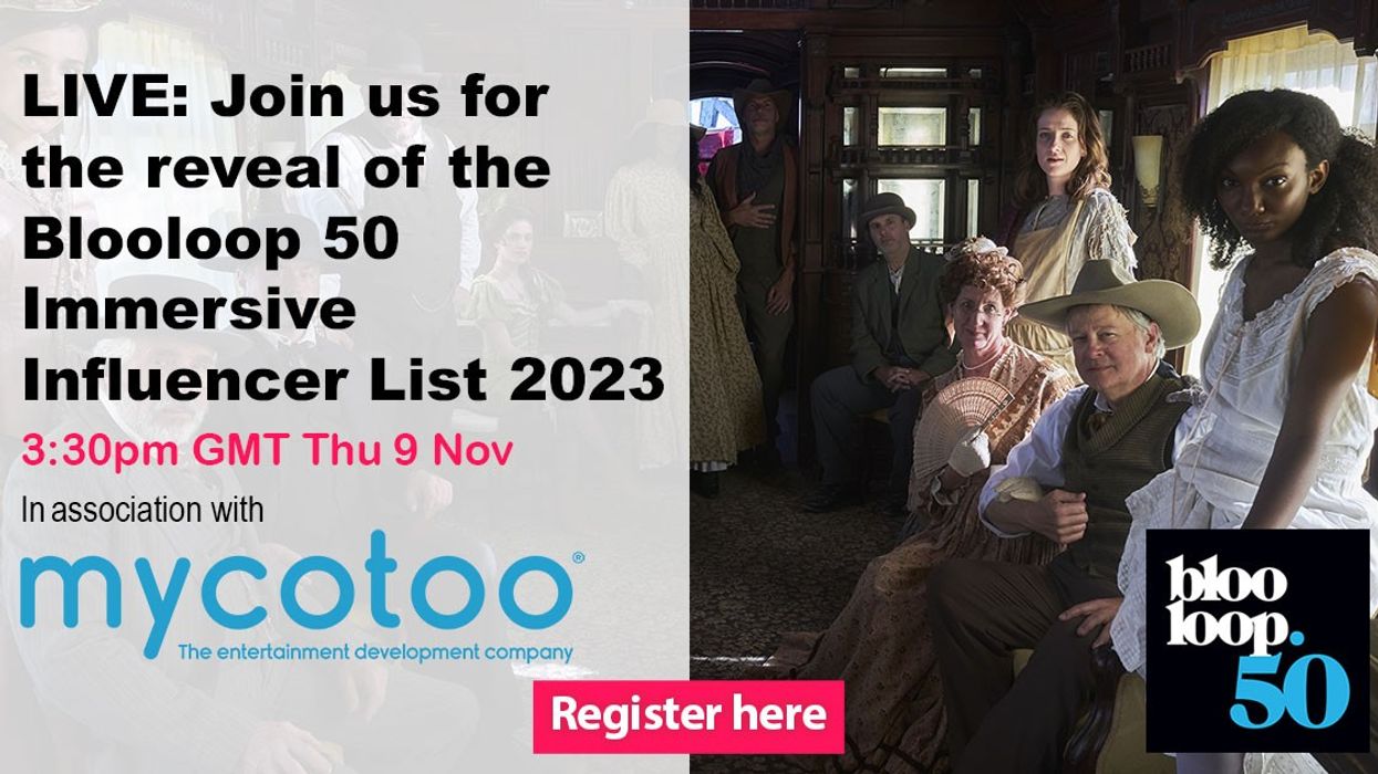 Blooloop 50 Immersive Influencer List 2023 - webinar reveal
