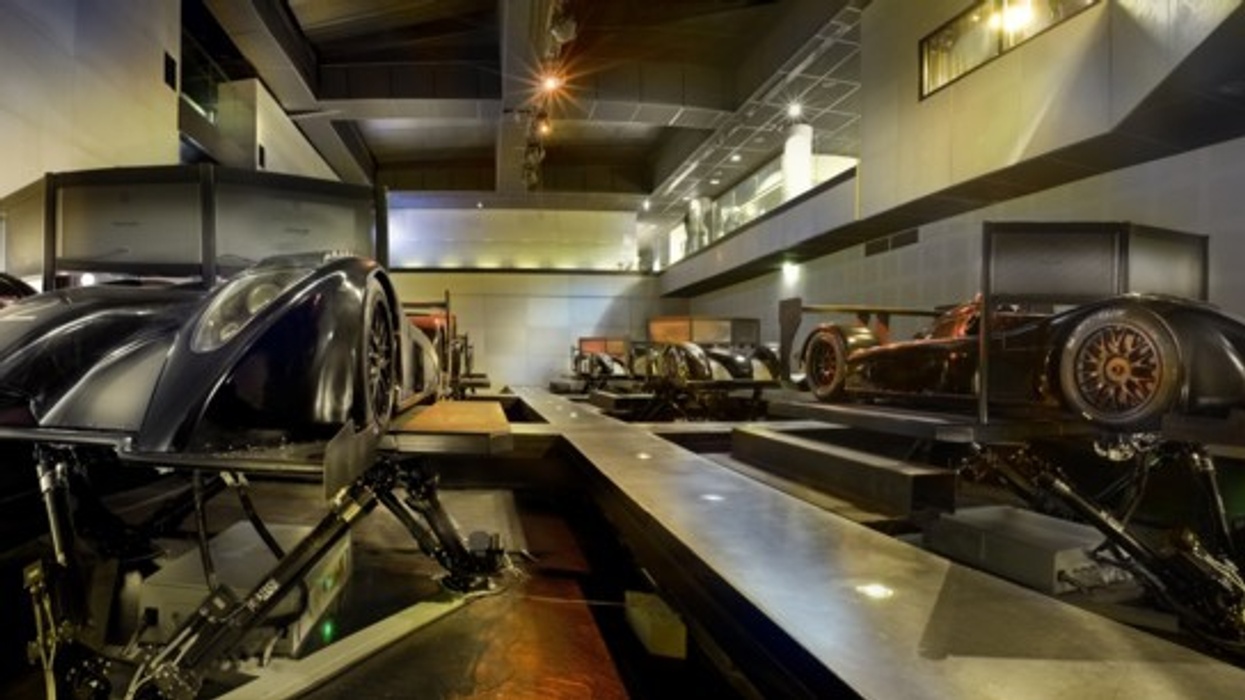 Shaken and Stirred: Racing Simulators with Panache at I-WAY