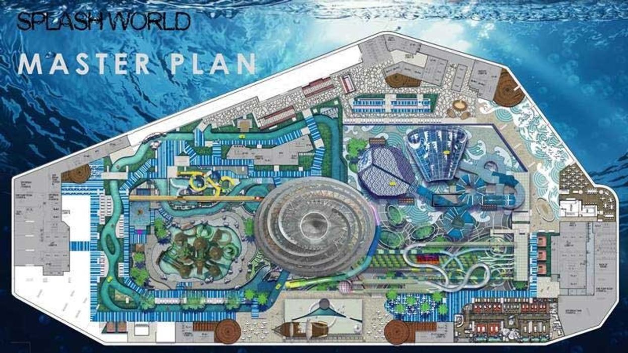 Polin develop waterslides for Hatten Land's Splash World, Pulau Melaka, Malaysia