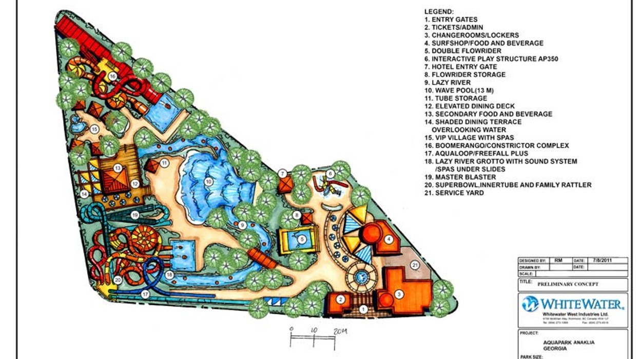 AquaPark Anaklia: WhiteWater Design new Waterpark at Anaklia City Resort, Georgia
