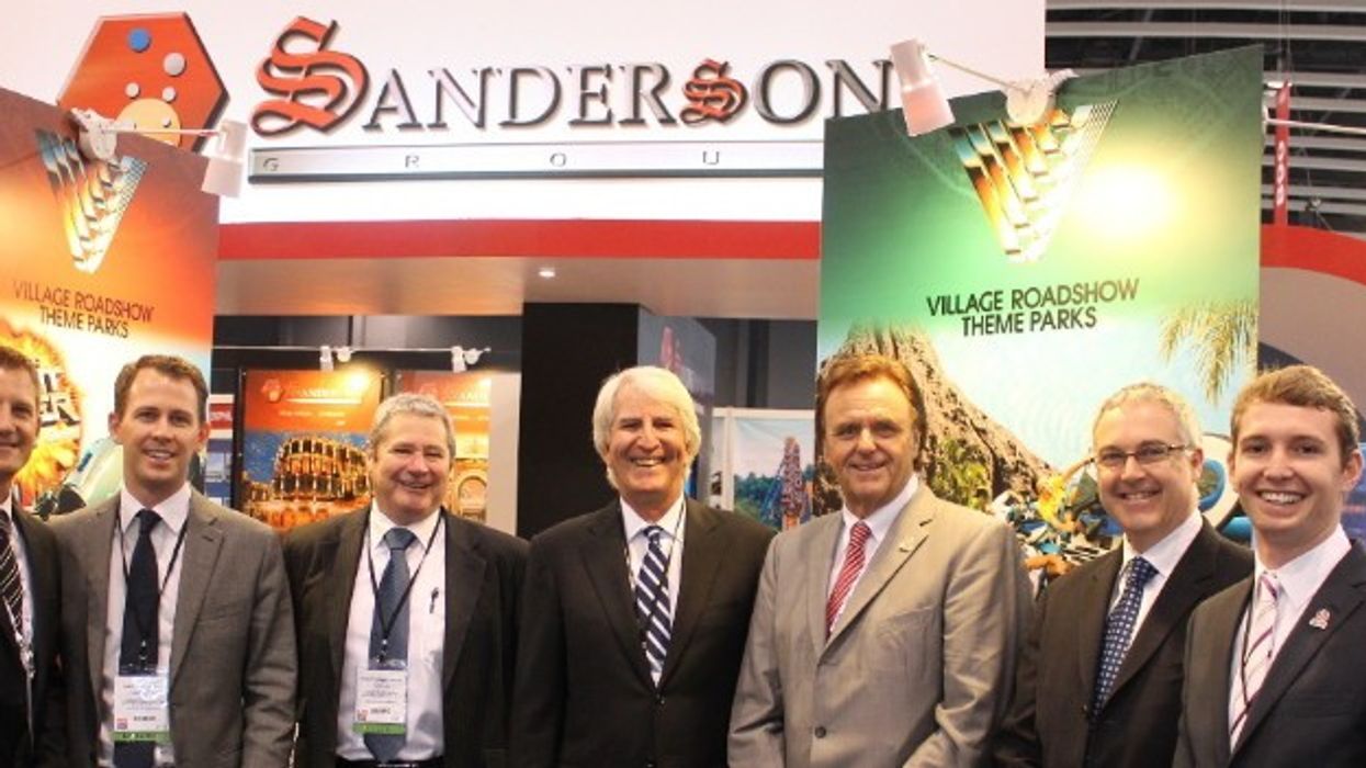 Sanderson Group,  Village Roadshow Announce Deal at IAAPA Asian Expo