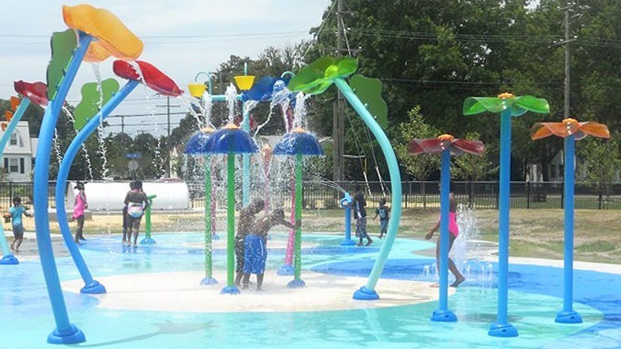 Vortex Splashpad at Norview Community Center,  Norfolk,  VA
