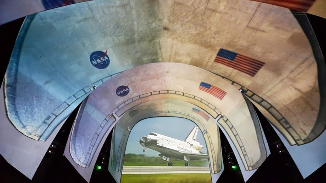 Electrosonic Install AV for Space Shuttle Atlantis at Kennedy Space Center