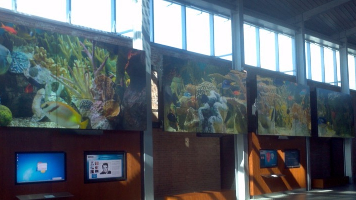 Alcorn McBride Digital Binloop HD Video Player Runs 105-Foot Videowall at New WMS Gaming Headquarters, Chicago