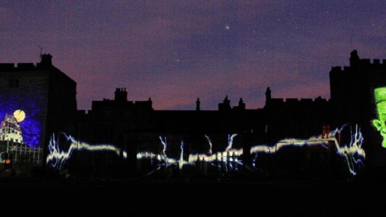 Dataton Provides Multiple Projection for Halloween at Muncaster Castle