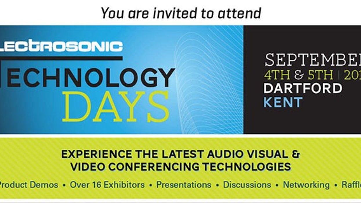 Announcing Electrosonic's New Technology Solutions Event