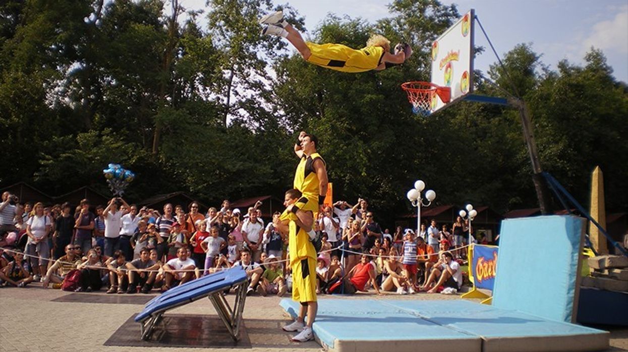 Showtime Entertainment Production Presents an Extreme Basketball Show at the Global Village Theme Park, Dubai