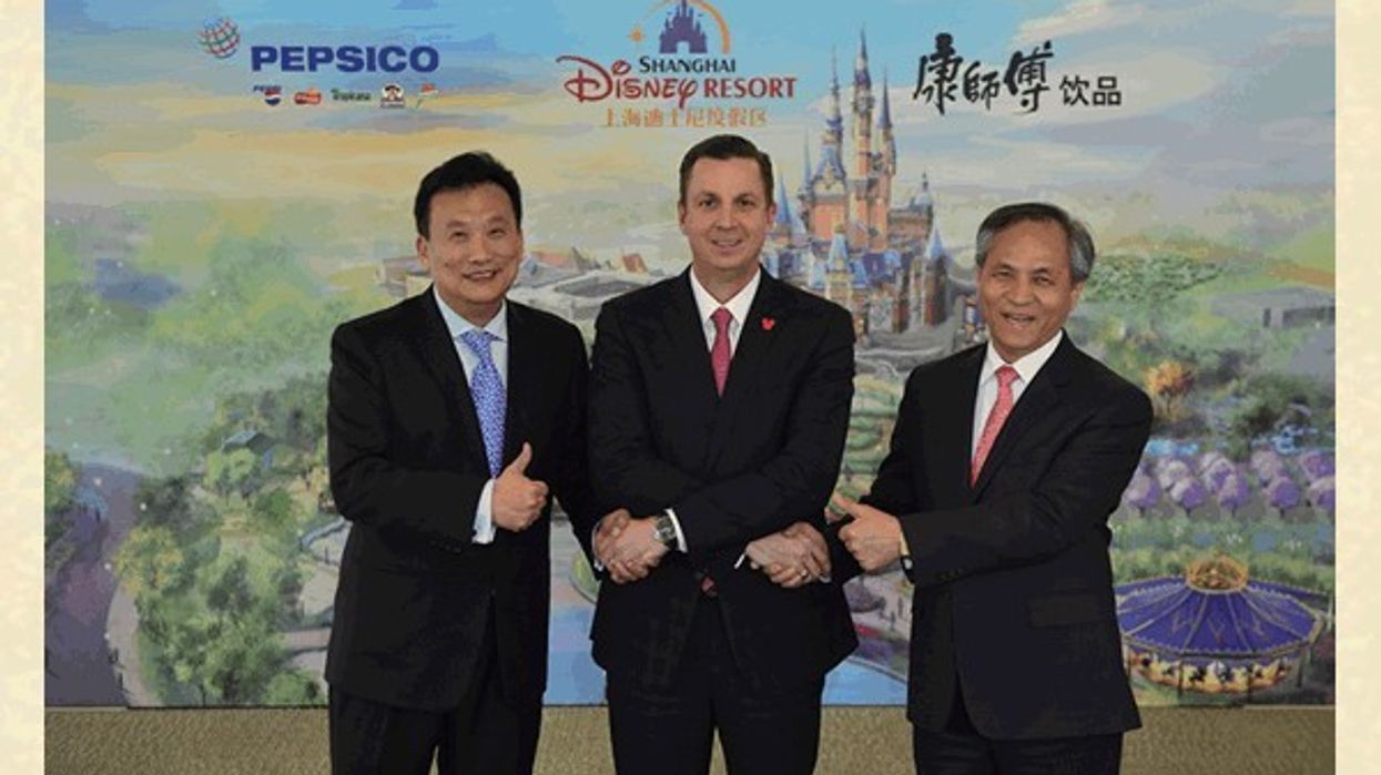 Shanghai Disney Resort Announces Multi Year Strategic Alliance with PepsiCo and Tingyi Holding