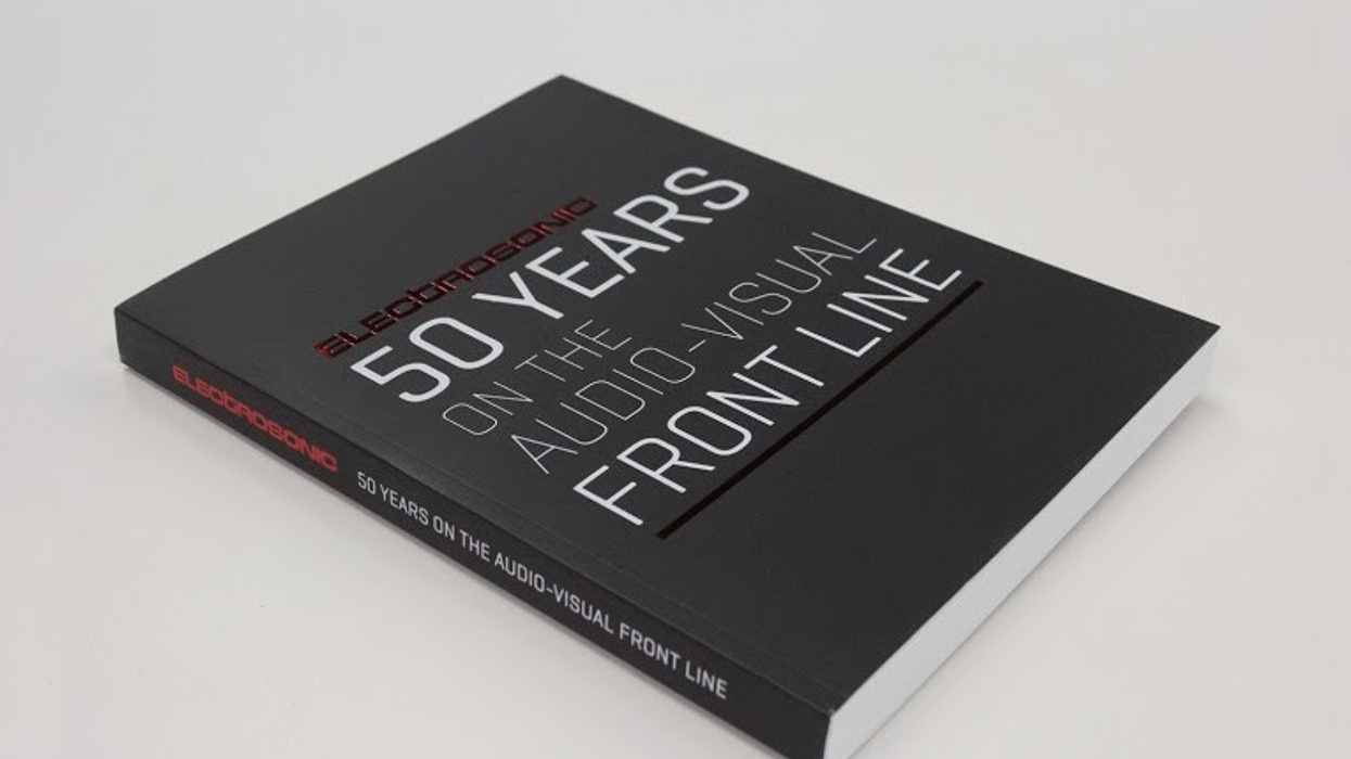 Electrosonic Publishes Book: “Electrosonic – 50 Years on the Audio-Visual Front Line”