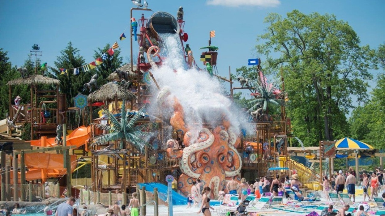 WhiteWater Create Baboon Lagoon Themed AquaPlay RainFortress for Zoombezi Bay