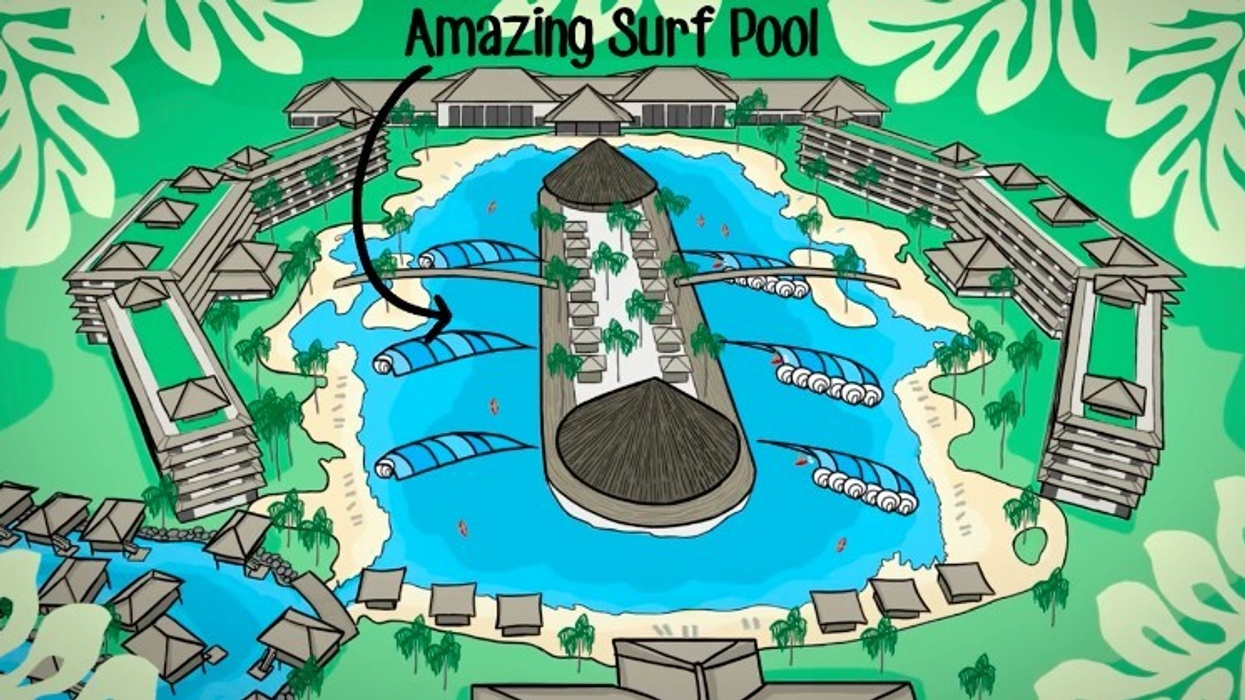 American Wave Machines Provide Four Acre Surf Pool for Endless Summer Resort