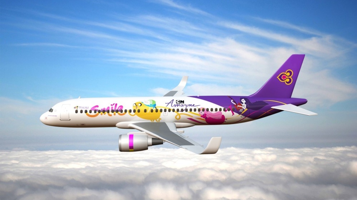 Branded Planes and Trains for Cartoon Network Amazone