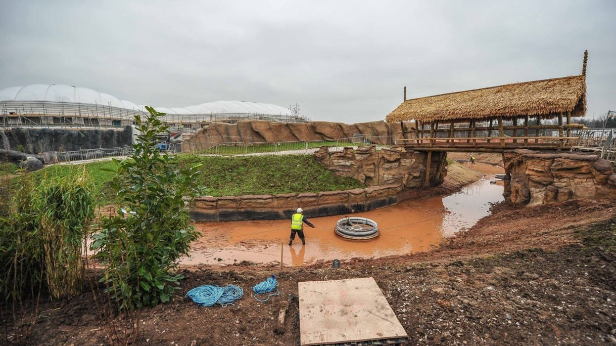Chester Zoo Islands Lazy River Boat Ride Progress