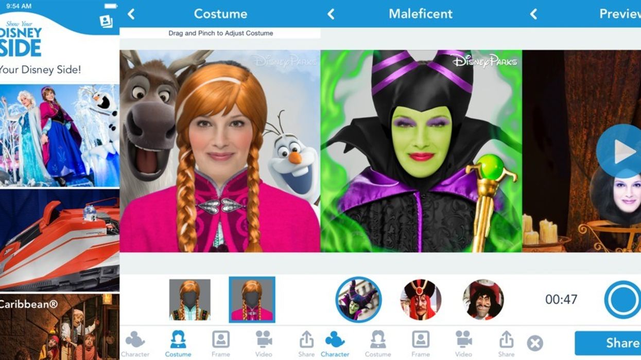 ‘Show Your Disney Side’ App Turns Selfies into Favourite Disney Characters