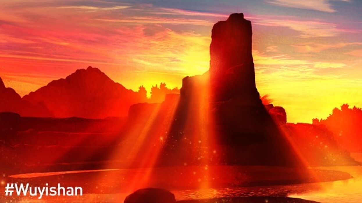 ECA2's "Fountain of Dreams",  Wuyishan - World’s First Multimedia Waterfall-Theatre