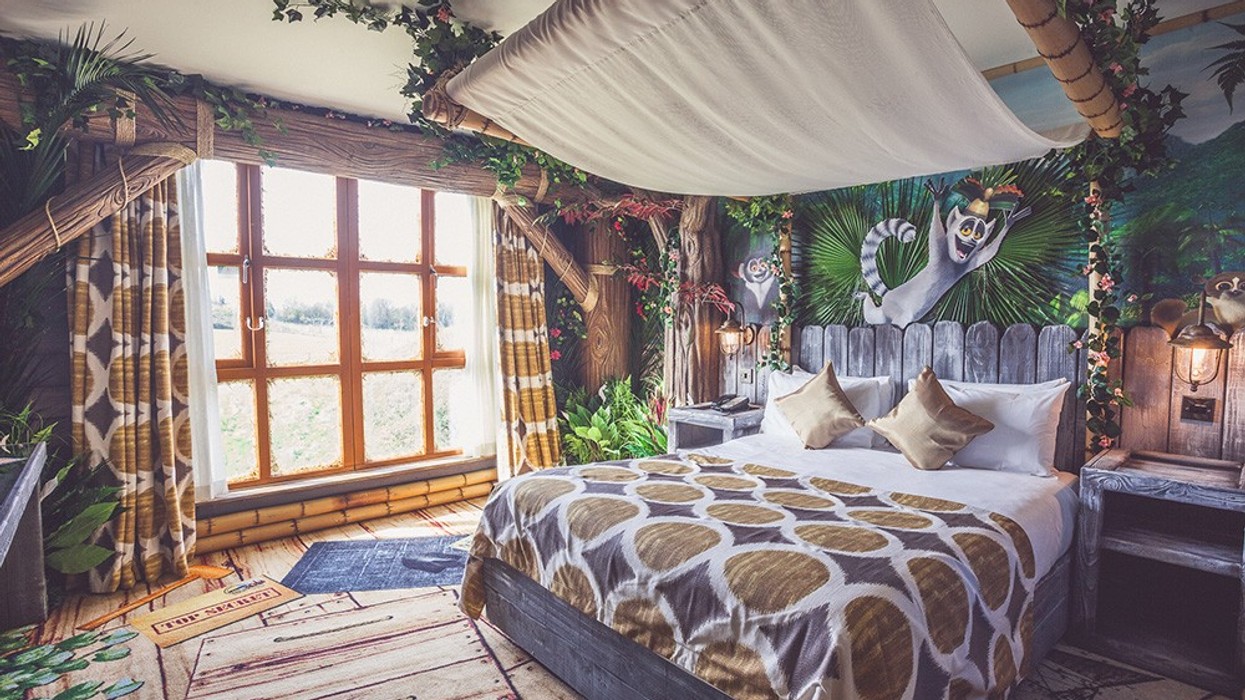 Scruffy Dog Creates Penguins of Madagascar Themed Rooms for Chessington World of Adventures