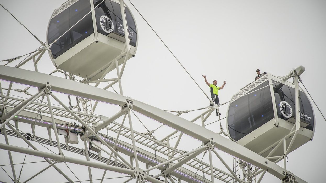 $250m I-Drive 360 and Orlando EYE Opens with Nik Wallenda Record Breaking Stunt