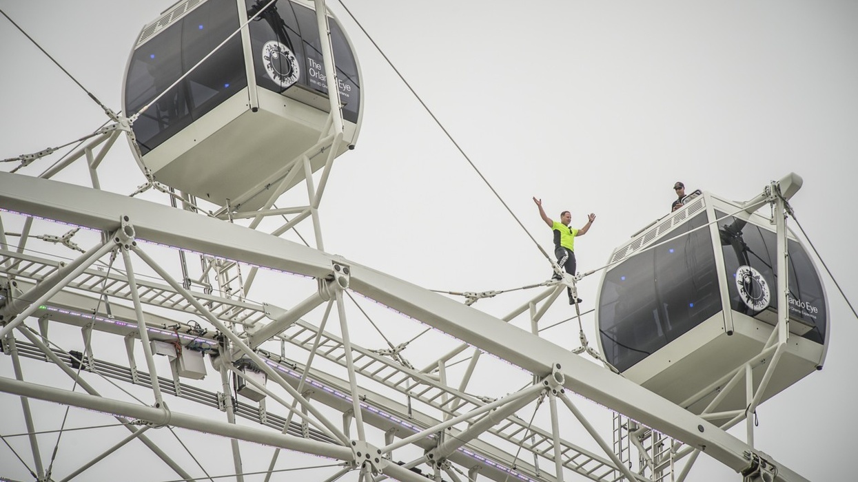 $250m I-Drive 360 and Orlando EYE Opens with Nik Wallenda Record Breaking Stunt