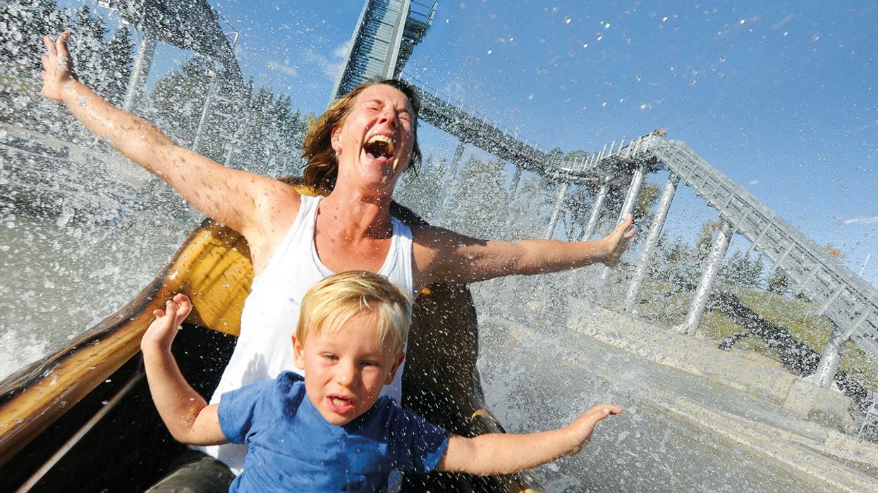 WhiteWater’s Timber Falls Log Flume Creates A Splash at Calaway Park
