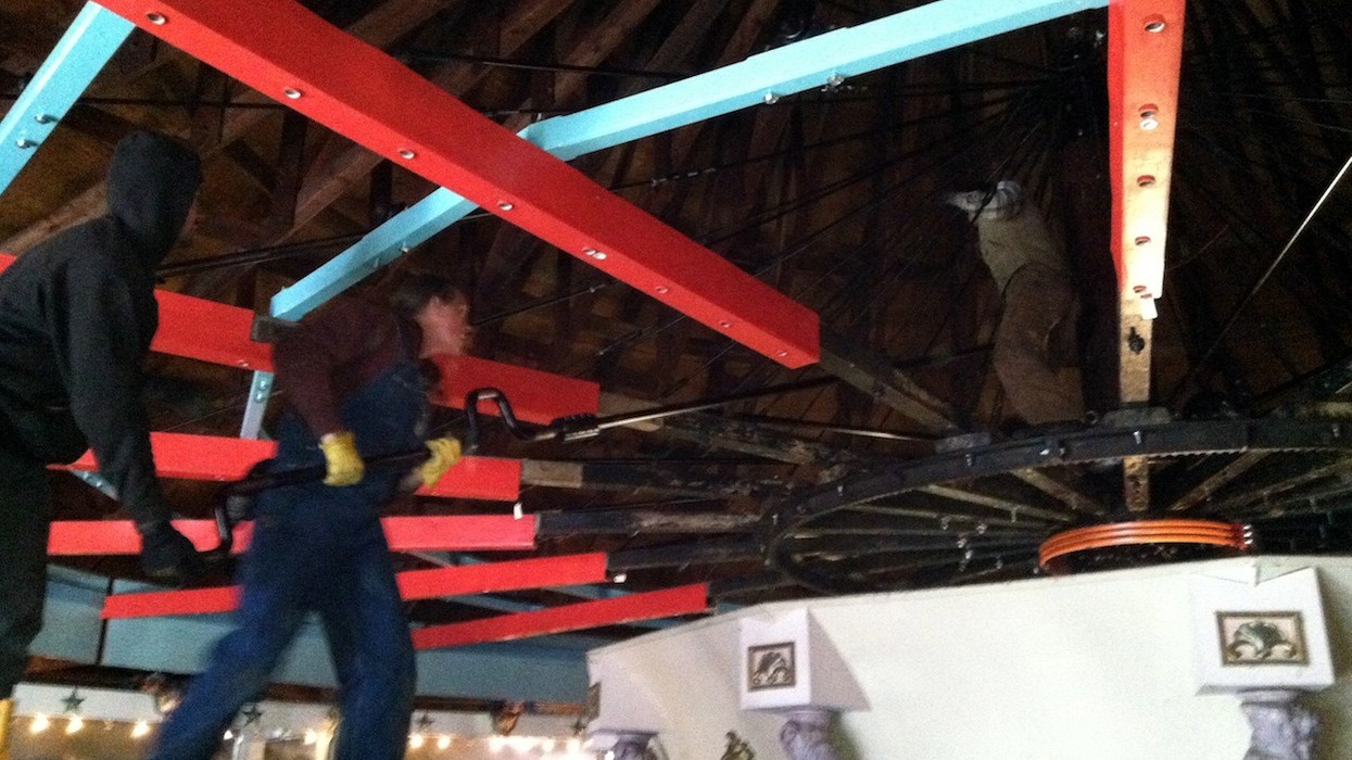 Winter Makeover for Forest Park Carousel