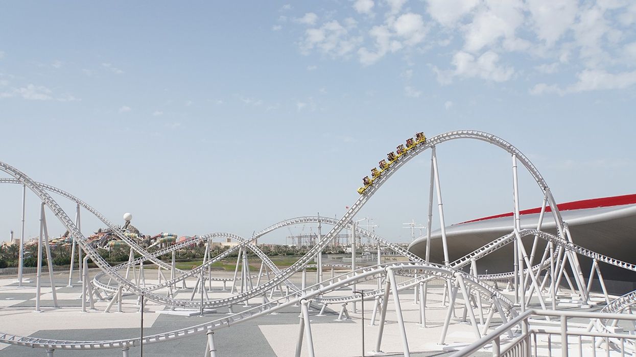 Intamin's Record Breaking New Wing Coaster: Flying Aces,  Ferrari World Abu Dhabi
