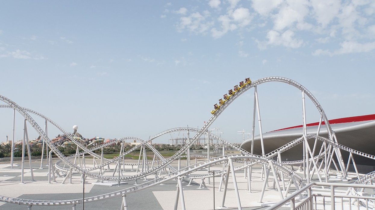 Intamin's Record Breaking New Wing Coaster: Flying Aces, Ferrari World Abu Dhabi