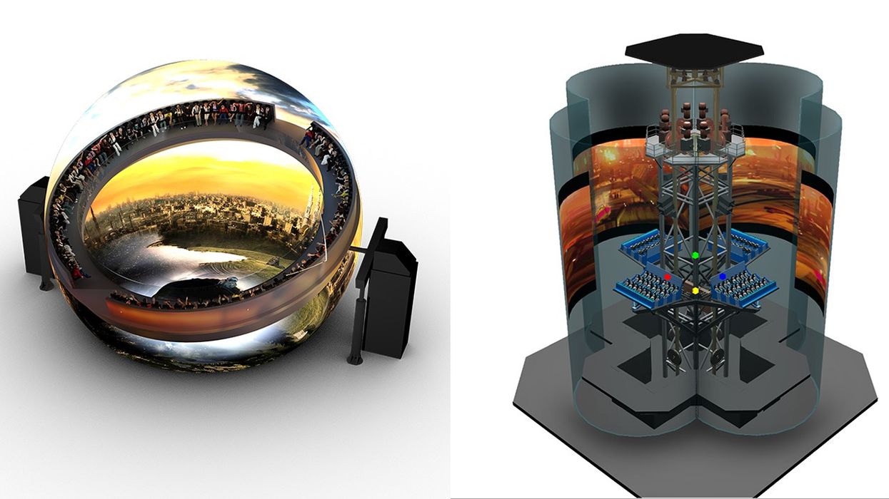Intamin Exhibit New Immersive Rides at CAE 2016 Beijing: Dome Ride Theater and Ultra Tower