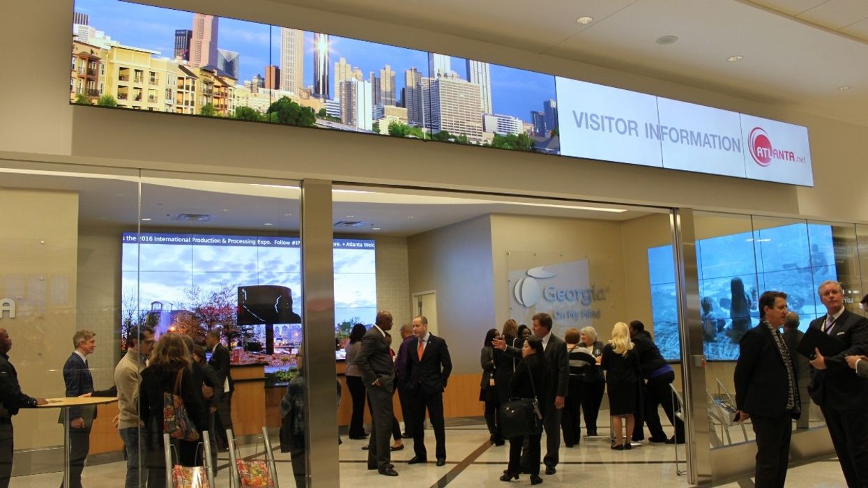 Electrosonic Provides AV Support for Passenger Welcome Centre, Atlanta Airport