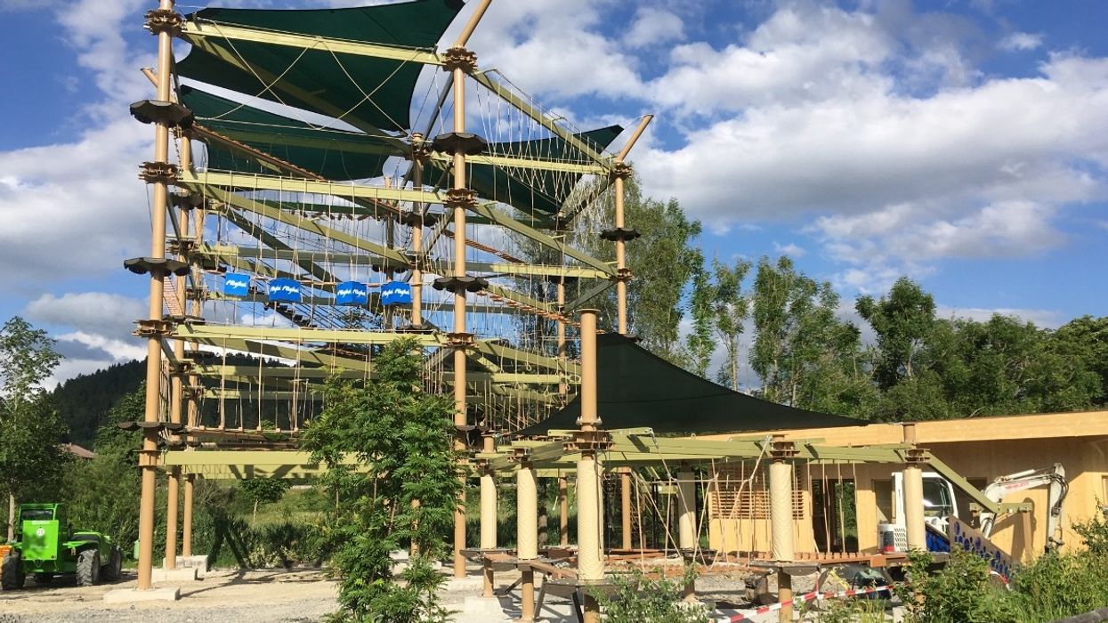 Ropes Courses' Skytrail® ‘the Mountain for Beginners’ in the German Alps