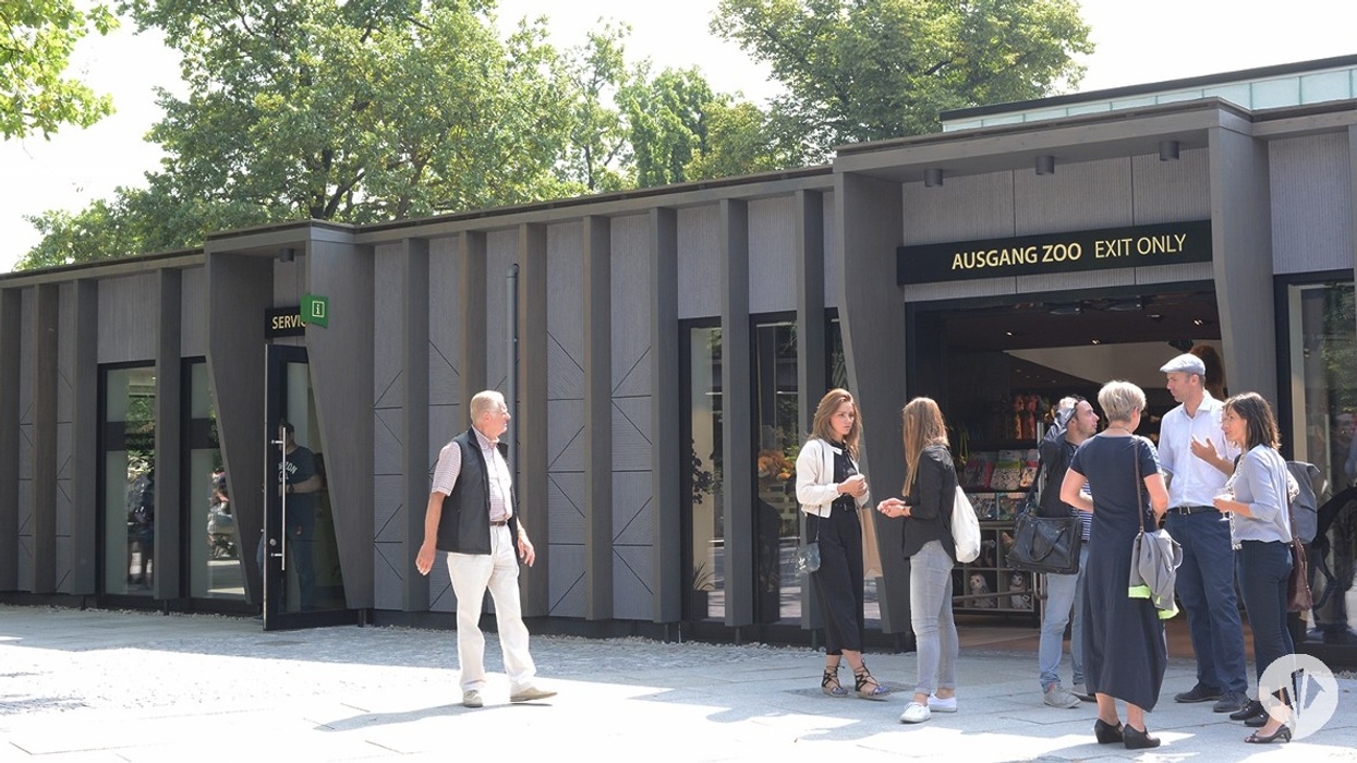 Berlin Zoo Opens New Löwentor Entrance Building Designed by dan pearlman