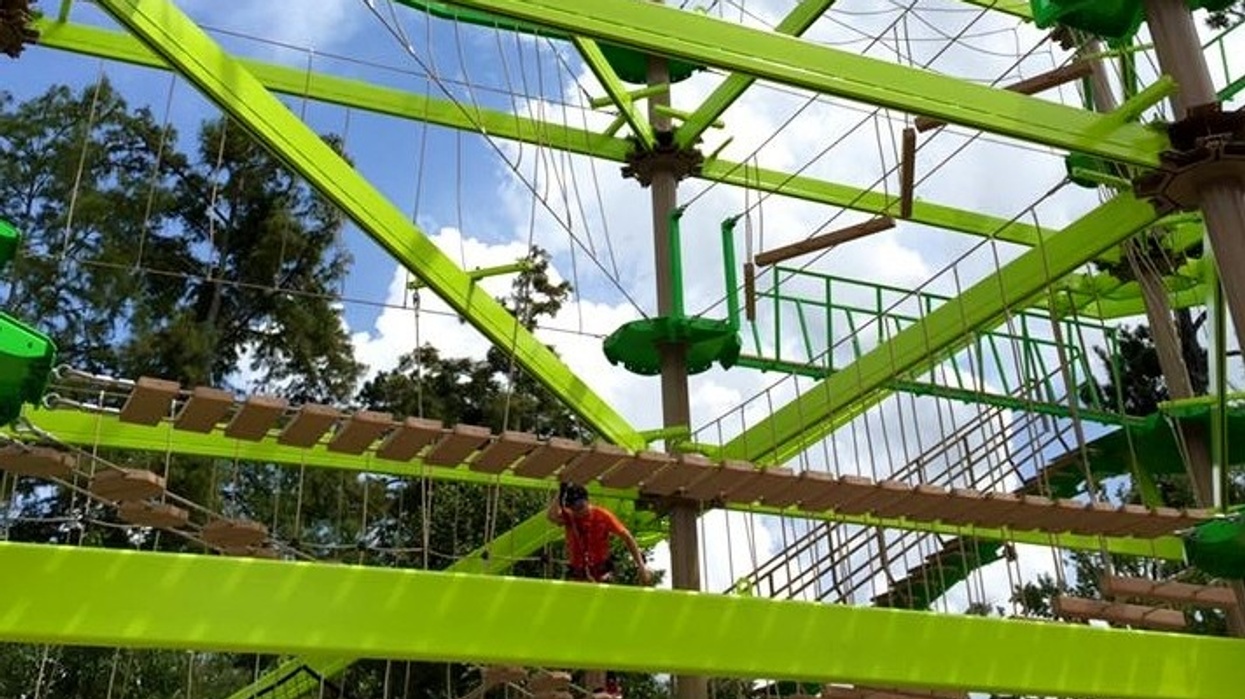 Ropes Courses Inc. Supplies Sky Trail® Adventure Attractions to Hattiesburg Zoo