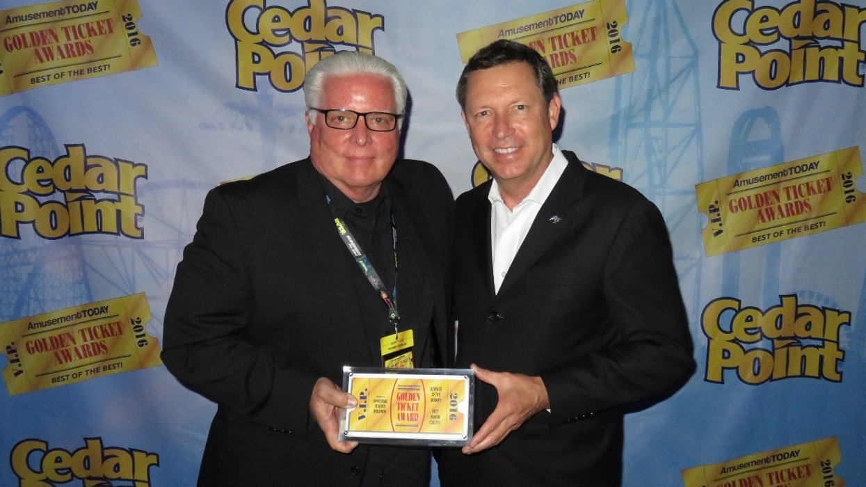 Universal Studios Orlando Celebrates Golden Ticket Award for Revenge of the Mummy™
