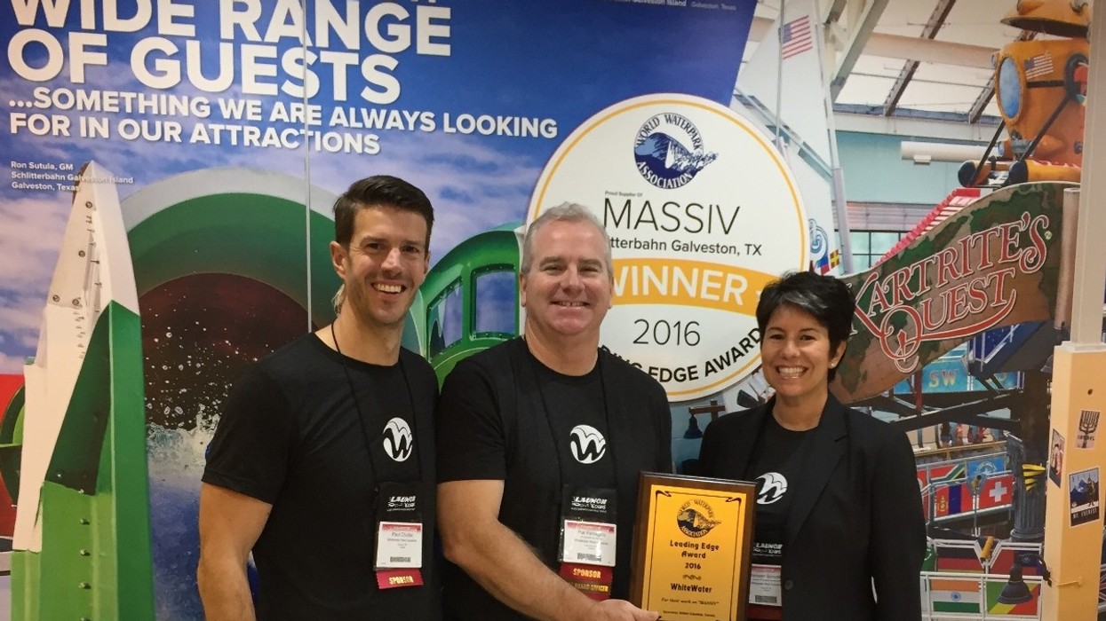 MASSIV Win for WhiteWater and Schlitterbahn as Water Coaster Nets Leading Edge Award