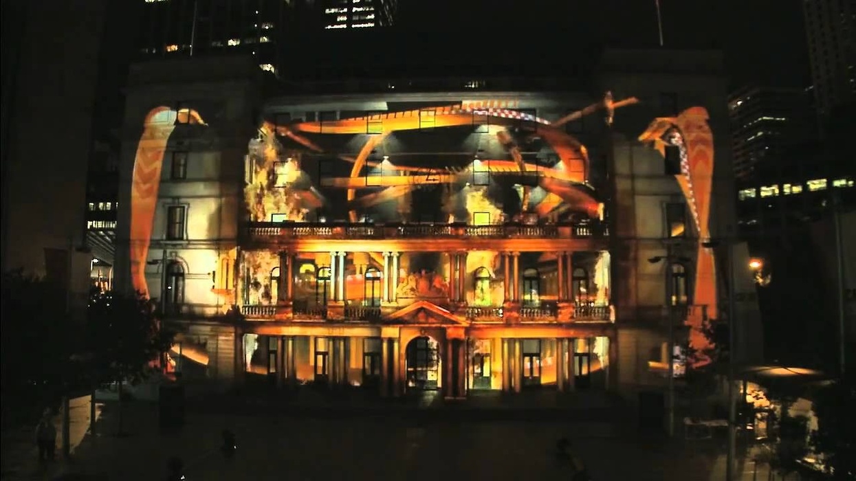 3D projection mapping in Sydney
