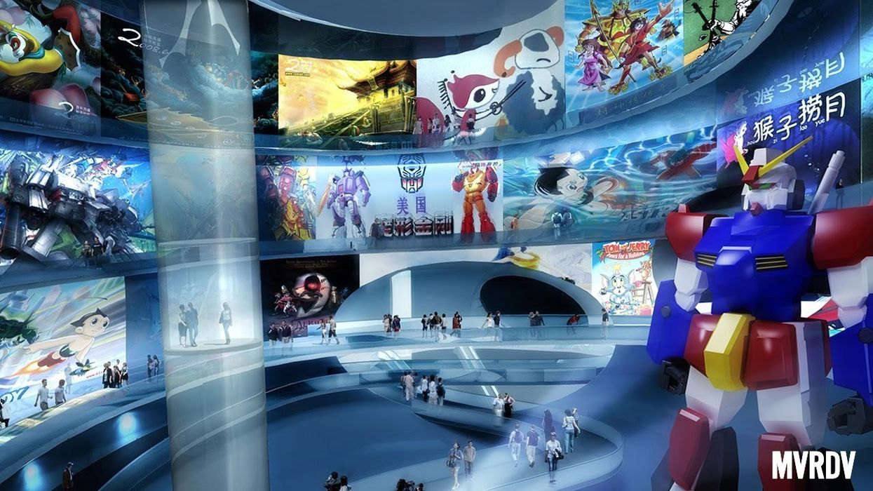 MVRDV China Comic & Animation Museum