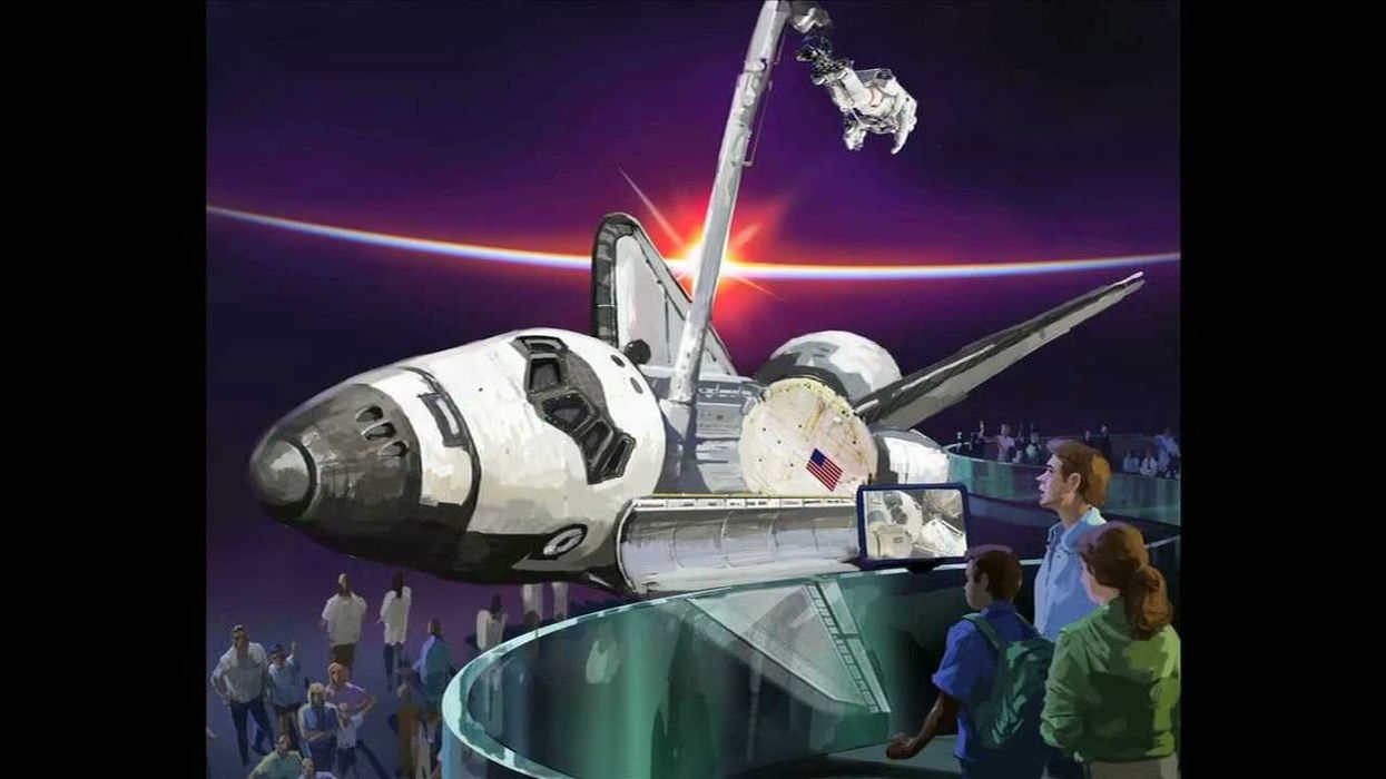 Space Shuttle Atlantis Groundbreaking Event