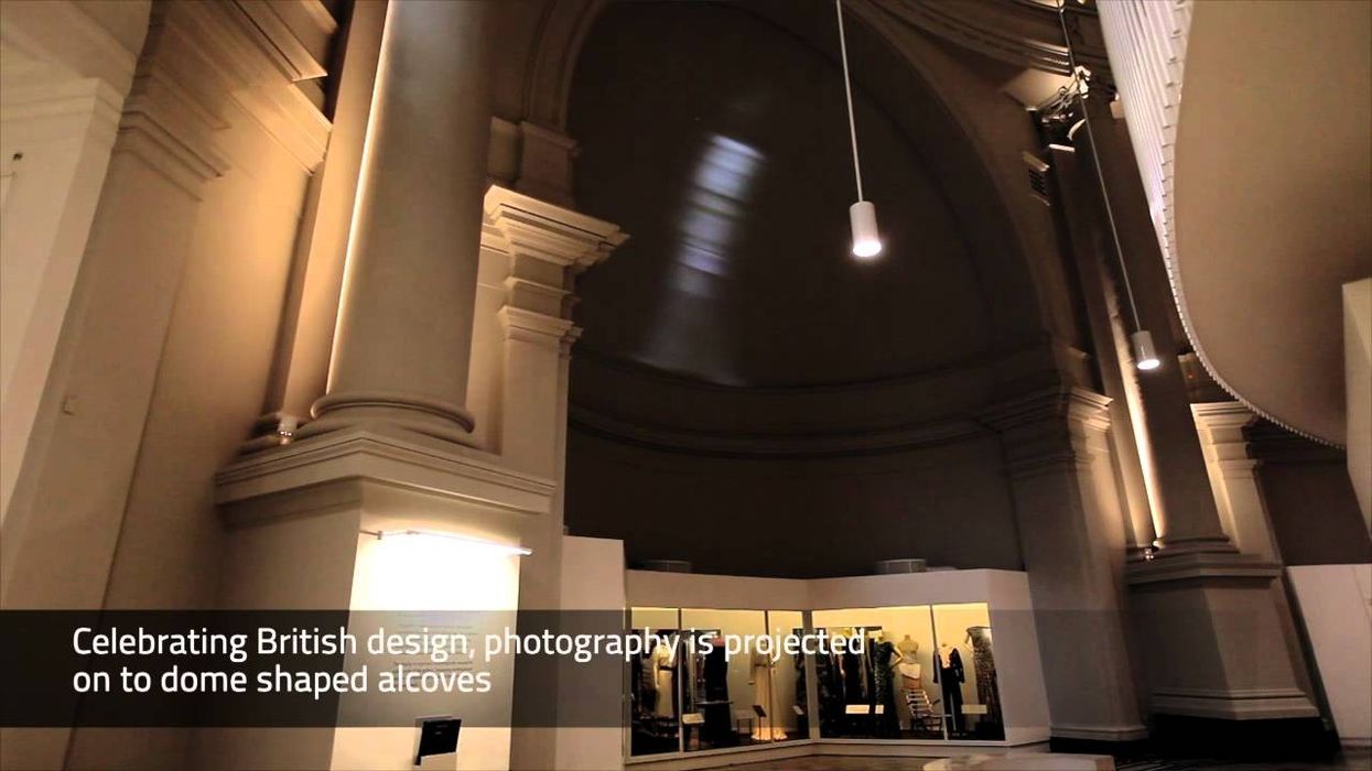 projectiondesign: A tour of Ballgowns at the Victoria and Albert Museum, London, UK