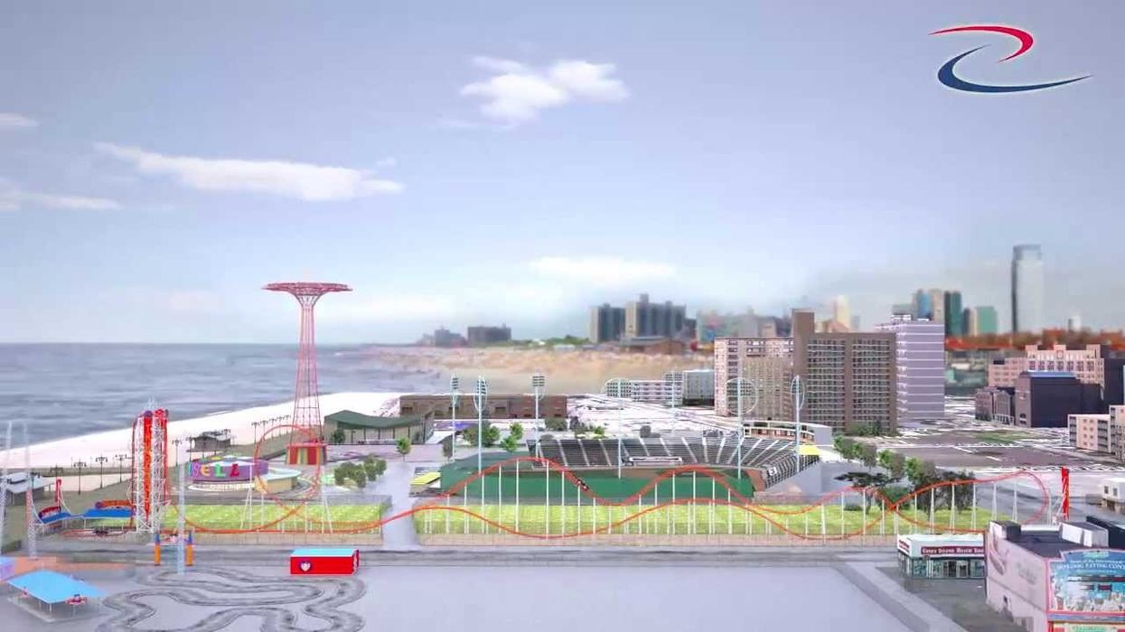 Zamperla Thunderbolt Roller Coaster to Debut at Coney Island for Luna Park’s 2014 Season