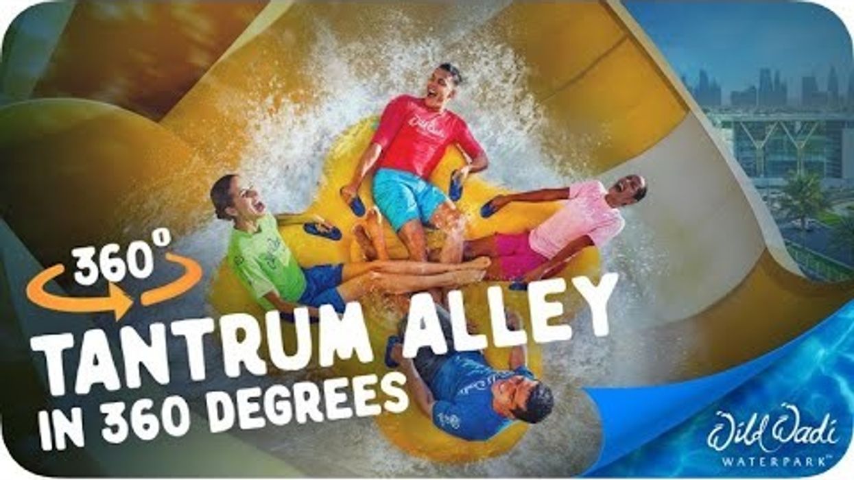 360° Video of ProSlide's Tantrum Alley at Wild Wadi Waterpark