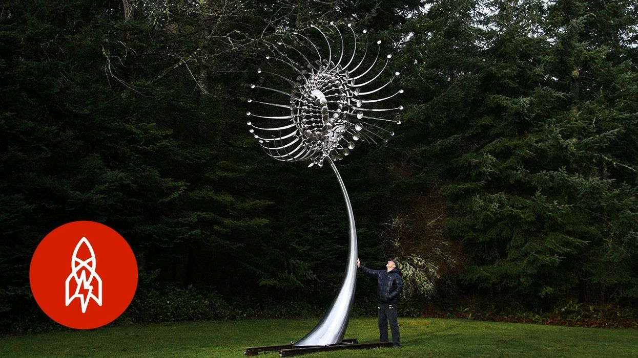 Anthony Howe's Kinetic Scupltures