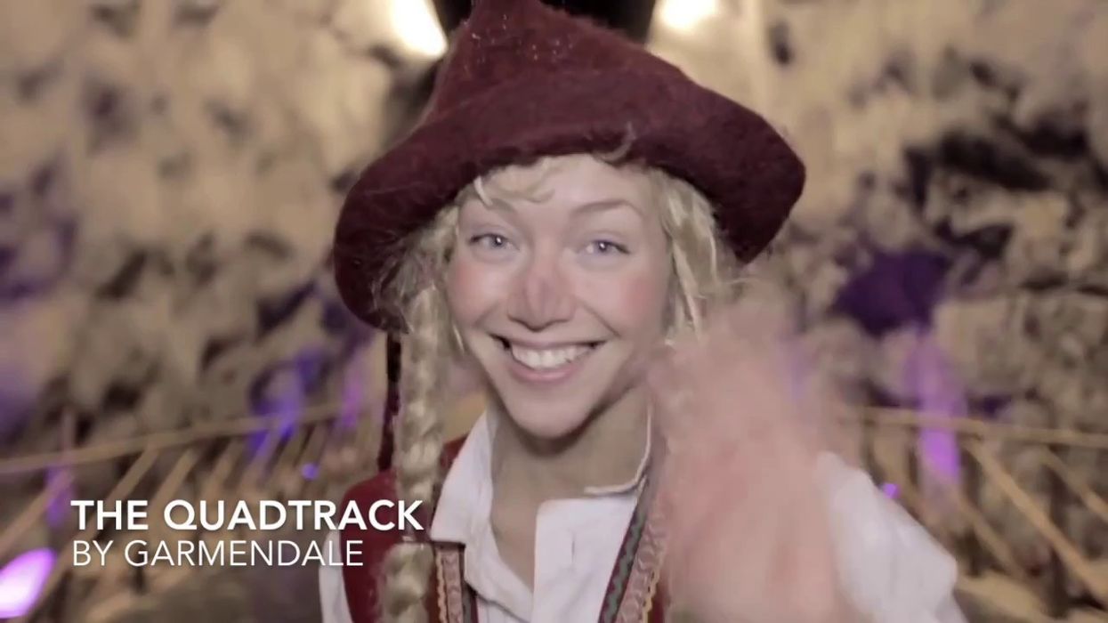 The QuadTrack Tracked Dark Ride for Santa Park, Rovaniemi, Finland