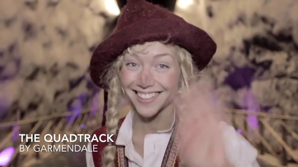 The QuadTrack Tracked Dark Ride for Santa Park, Rovaniemi, Finland
