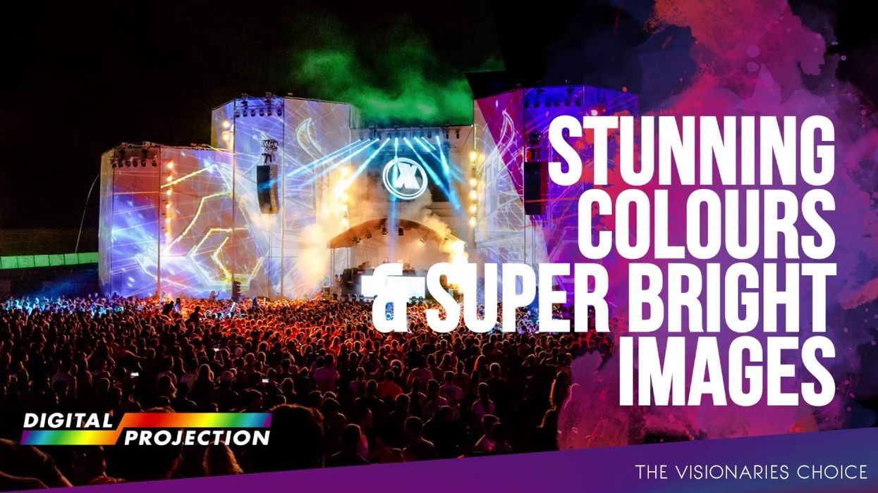 The latest super bright projector for visitor attractions