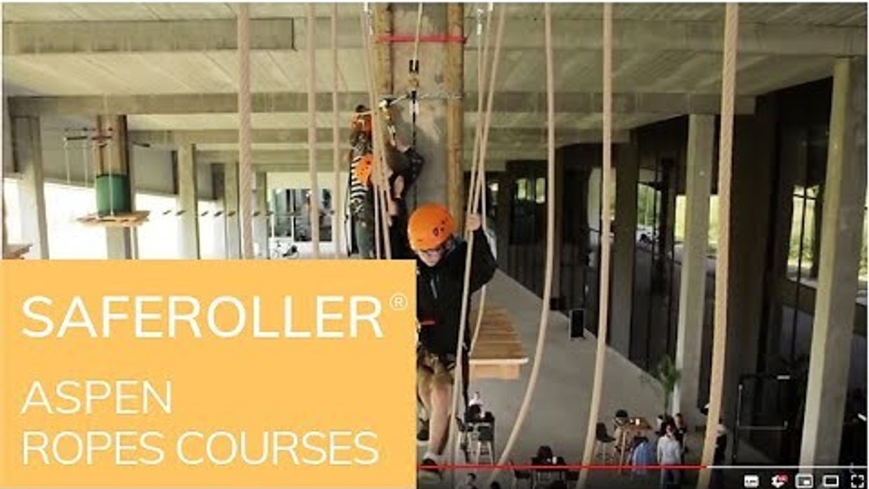 NEW INDOOR PARK OPENING of #Saferoller Ropes Course in Belgium // Design & Construction by Mamm'out & Vevrca