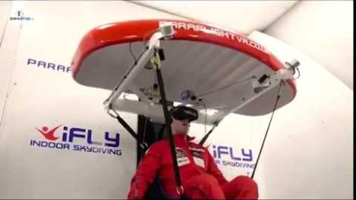 Red Devils put ParadropVR™ through its paces at iFLY Basingstoke