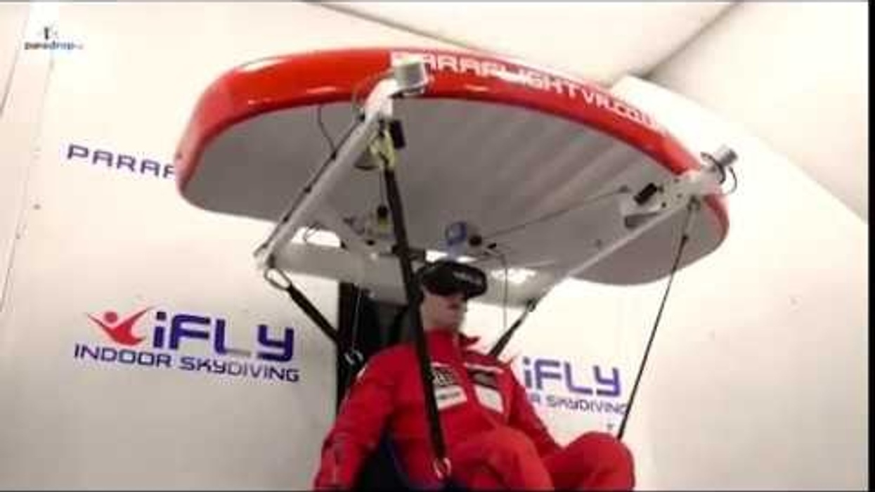 Red Devils put ParadropVR™ through its paces at iFLY Basingstoke
