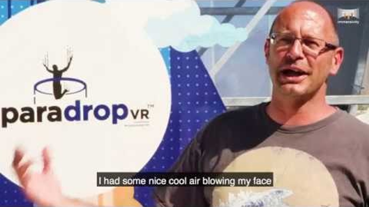 ParadropVR: UK's first VR paragliding attraction