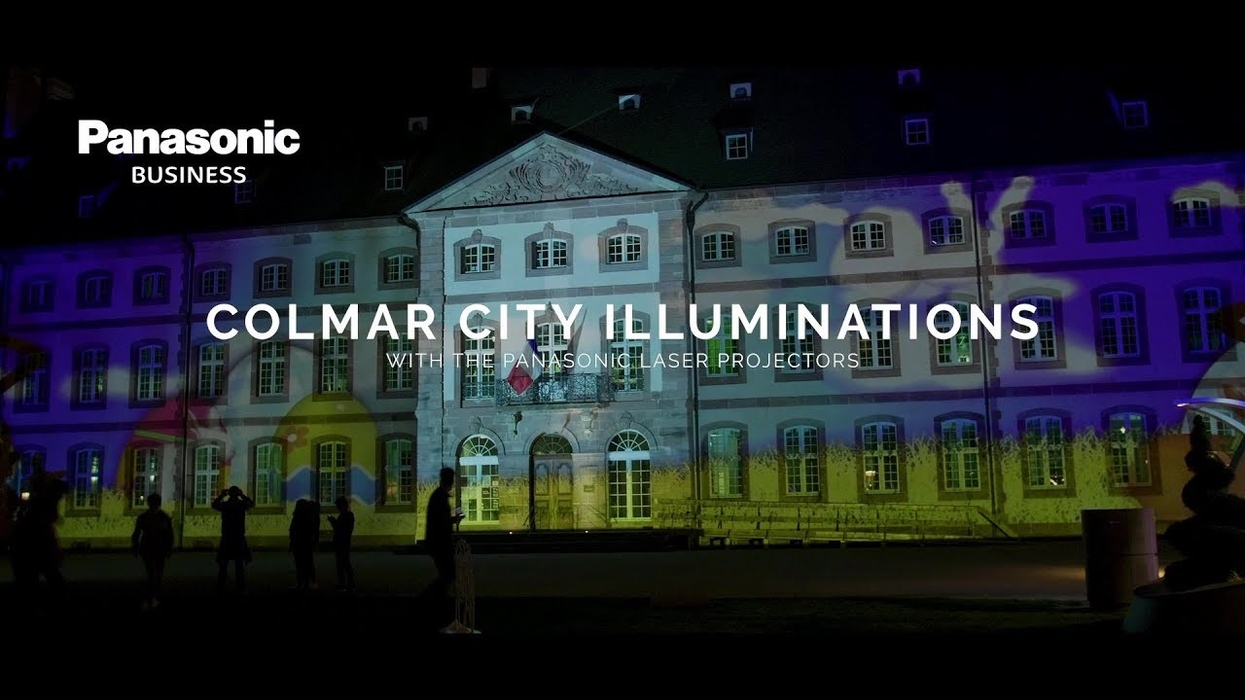 Colmar City Illuminations with the Panasonic Laser Projectors